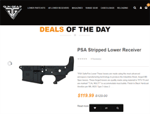 Tablet Screenshot of gungearoutfitters.com